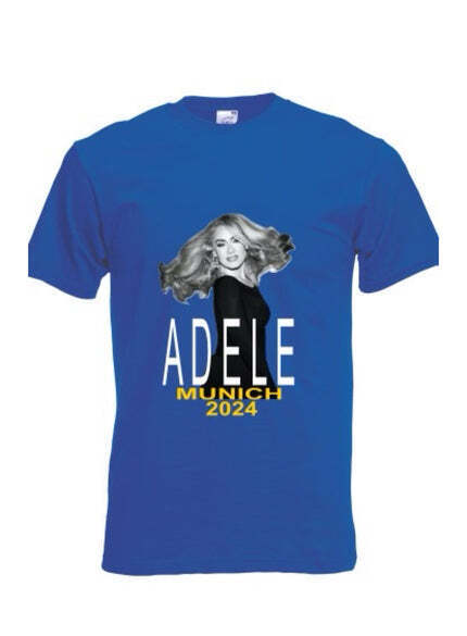 Adele Munich 2024 Coloured Tee Shirts