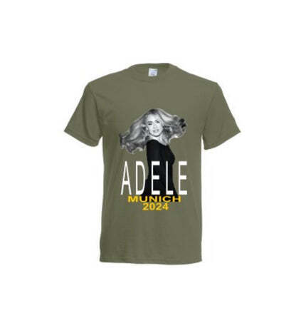 Adele Munich 2024 Coloured Tee Shirts