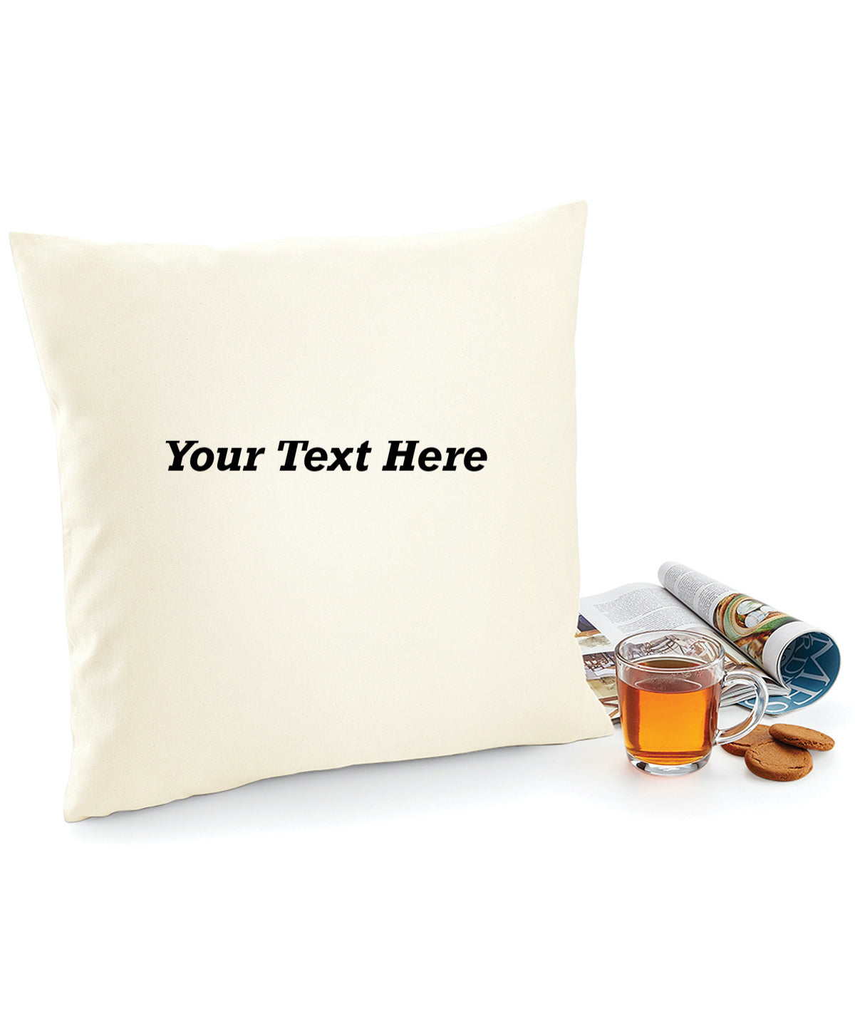 Design your Own Cotton Canvas Cushion Cover with Cushion