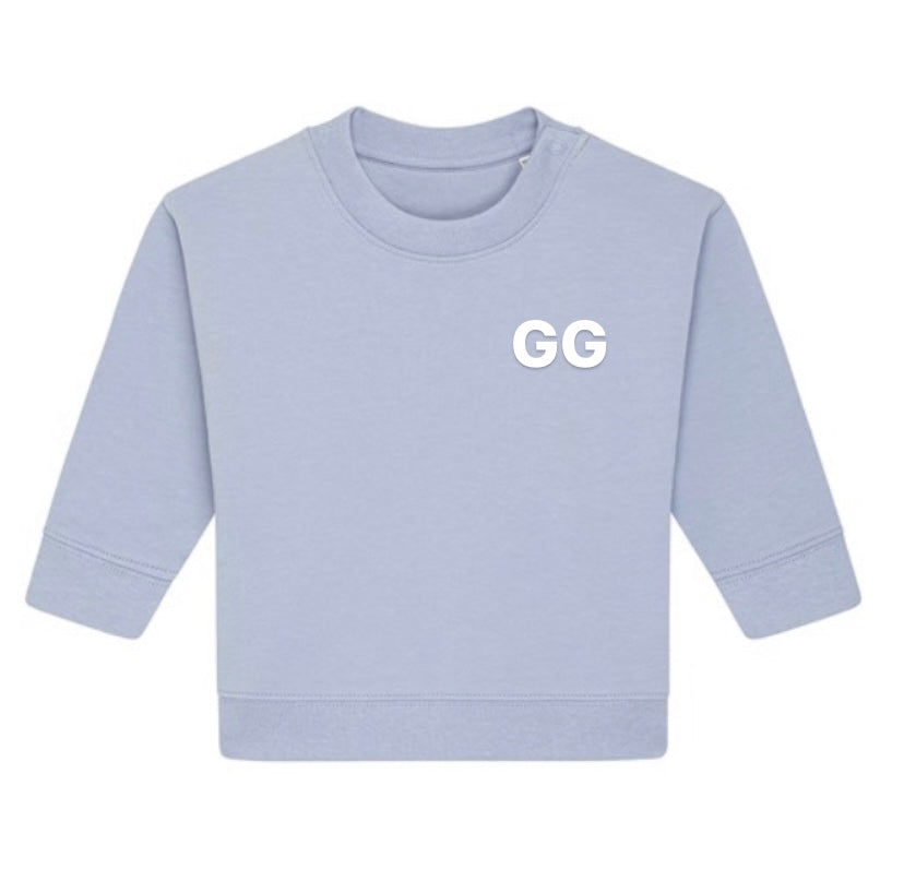 Baby Sweatshirt with Embroidered Initials