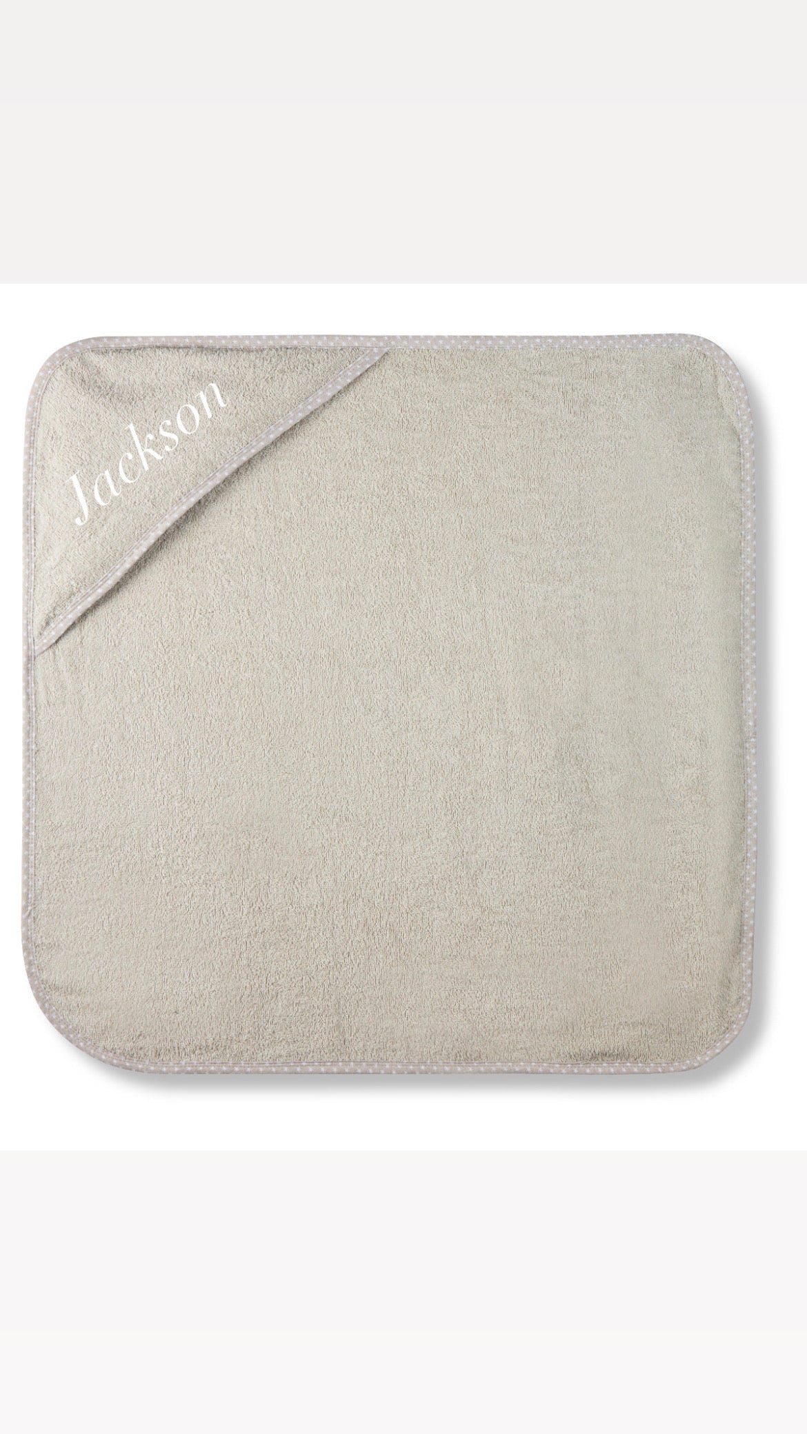Personalised Baby Hooded Towels twin Pack