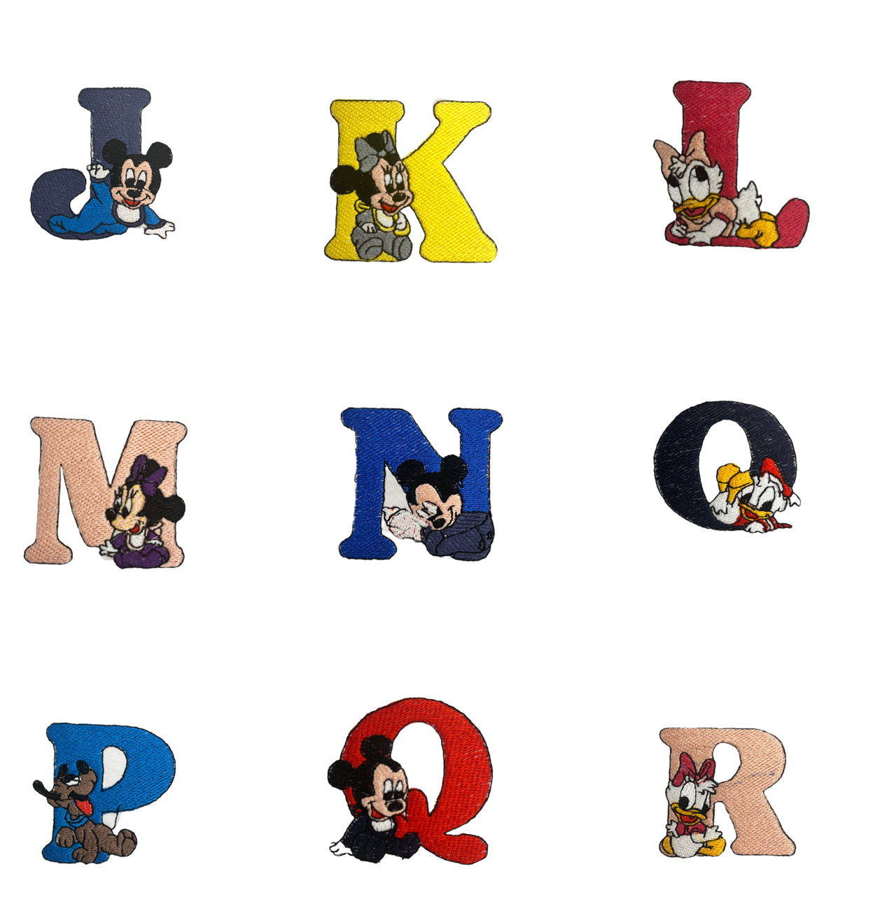 Disney Initials White Baby Vest