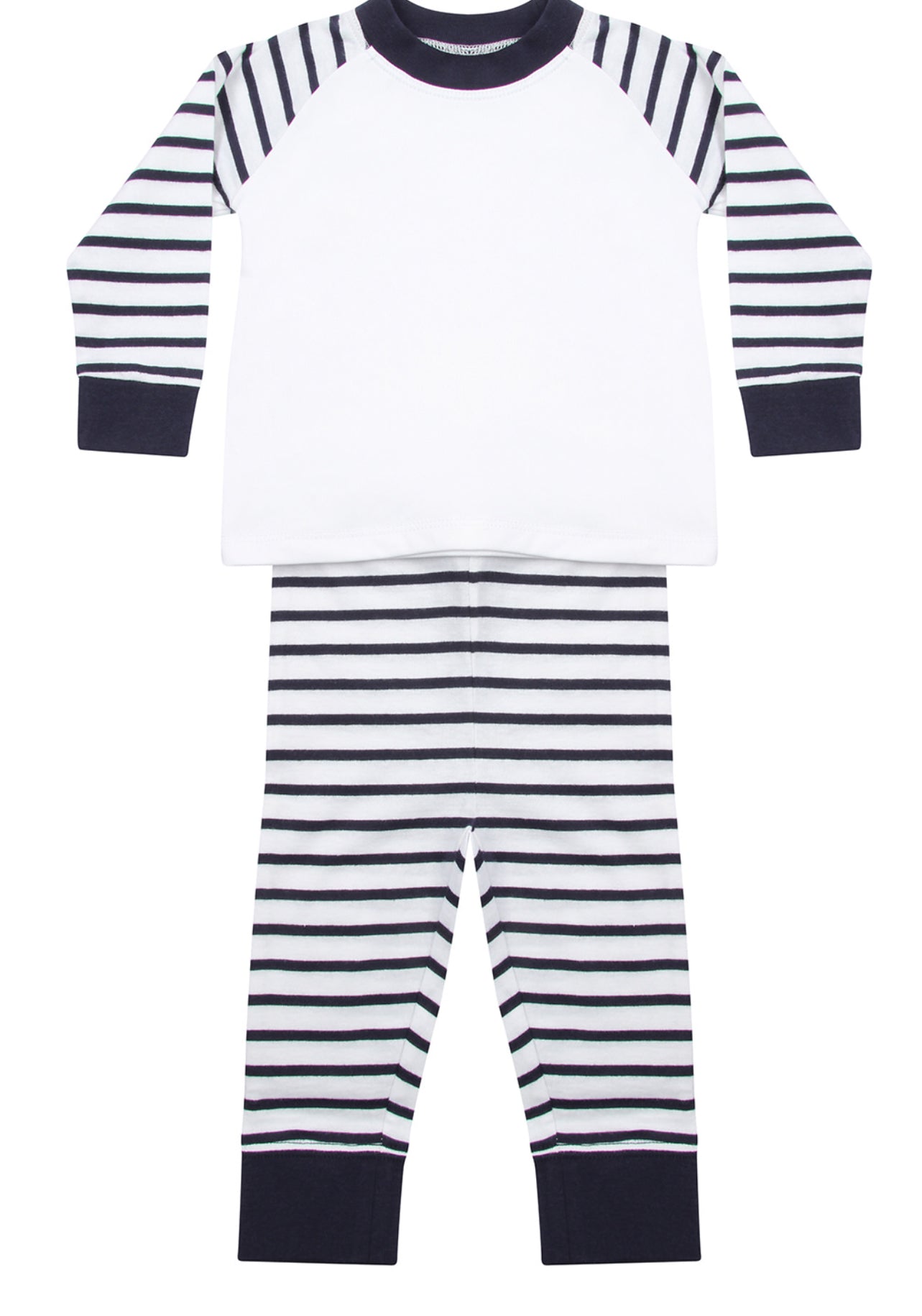 Disney Initials Character Baby Stripped Pyjamas