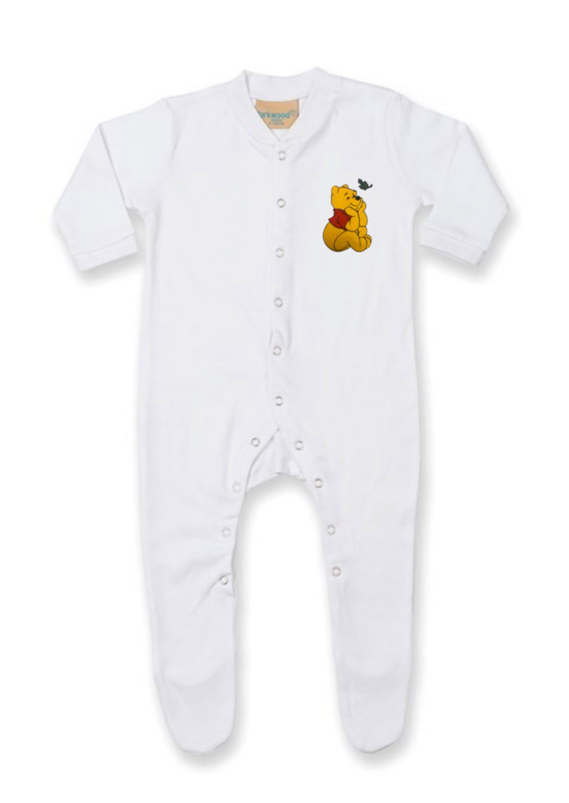 Winnie The Pooh White Sleepsuit