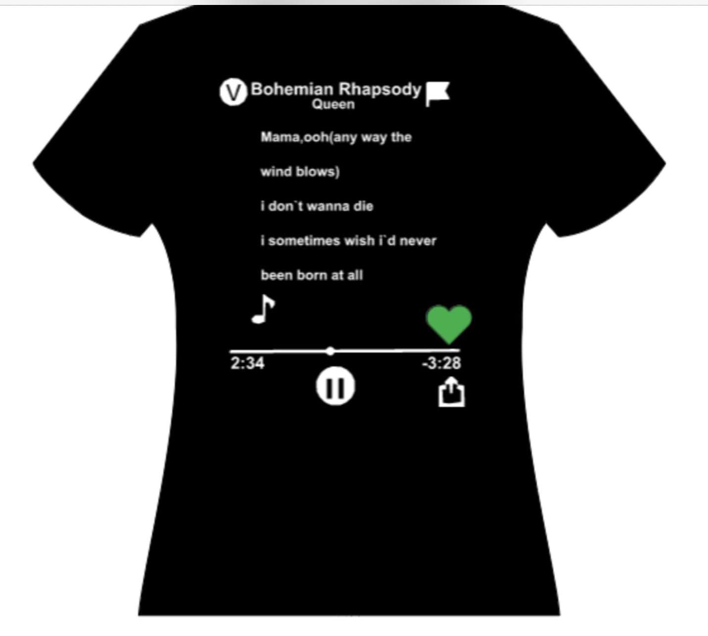 Harry Styles Falling Lyrics Teeshirt