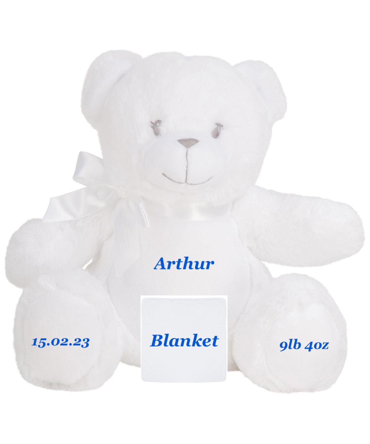 Personalised Teddy with Blanket