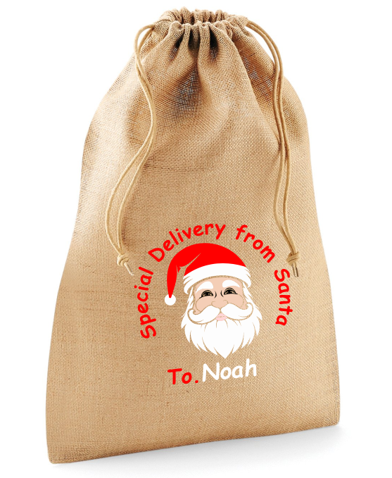 Personalised XL Santa's Jute Sack