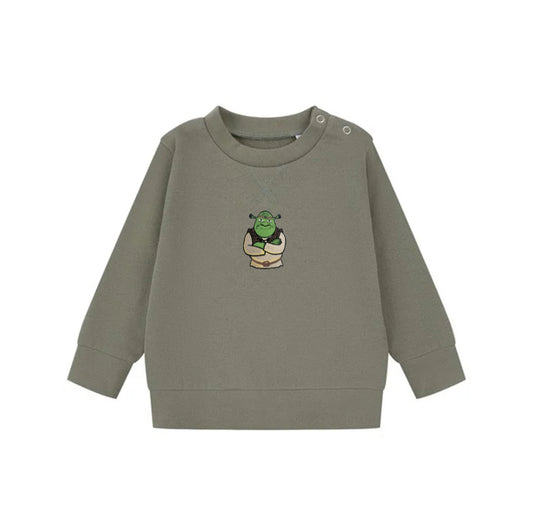 Embroidered Shrek Baby/Toddler Sweatshirt