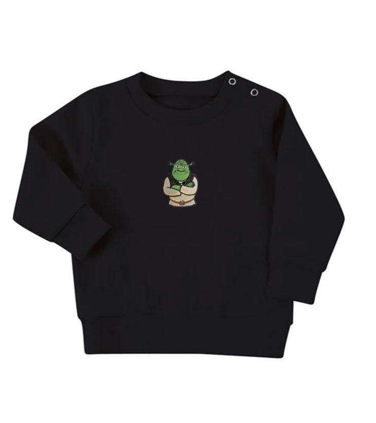 Embroidered Shrek Baby/Toddler Sweatshirt