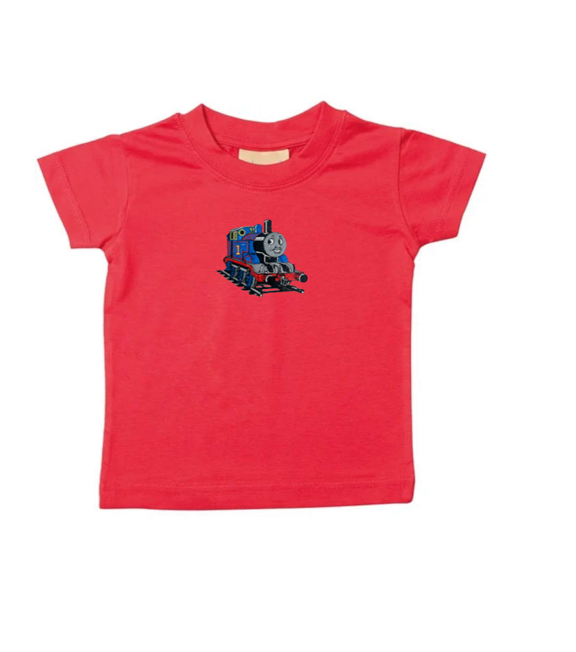 Embroidered Thomas The Tank Engine Teeshirt