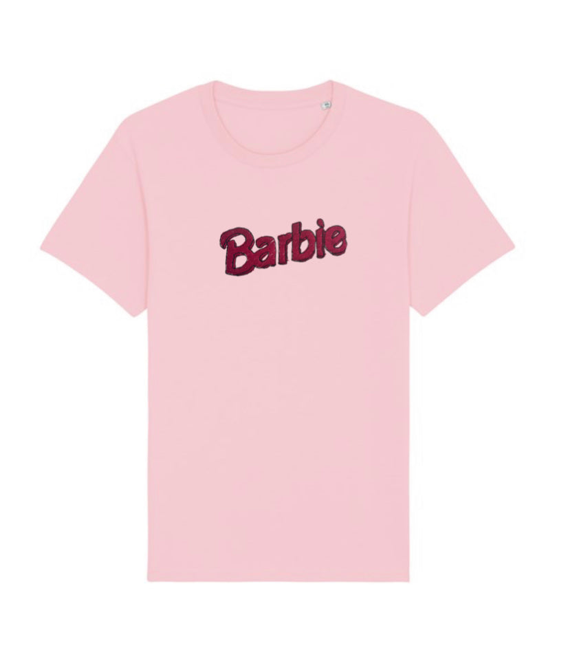 Barbie Teeshirt for Children in White or Pink