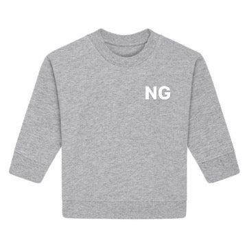 Baby Sweatshirt with Embroidered Initials