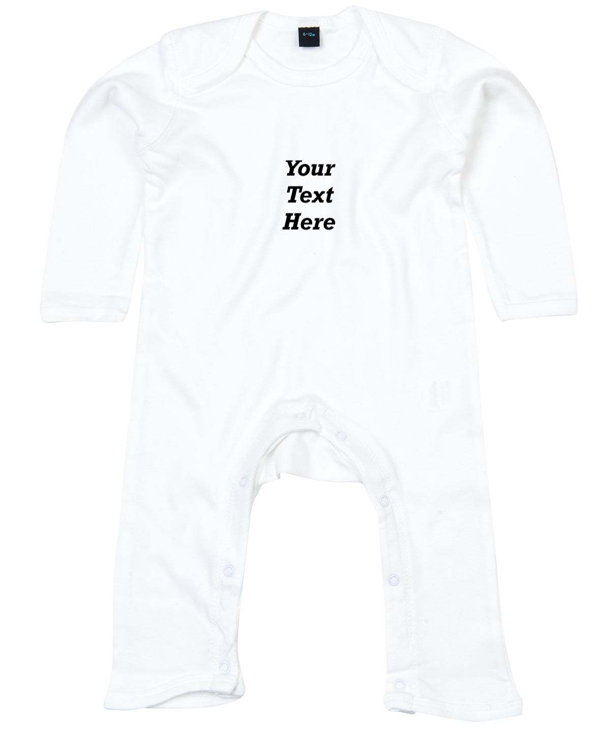 Choose your Text on Baby Romper Suit