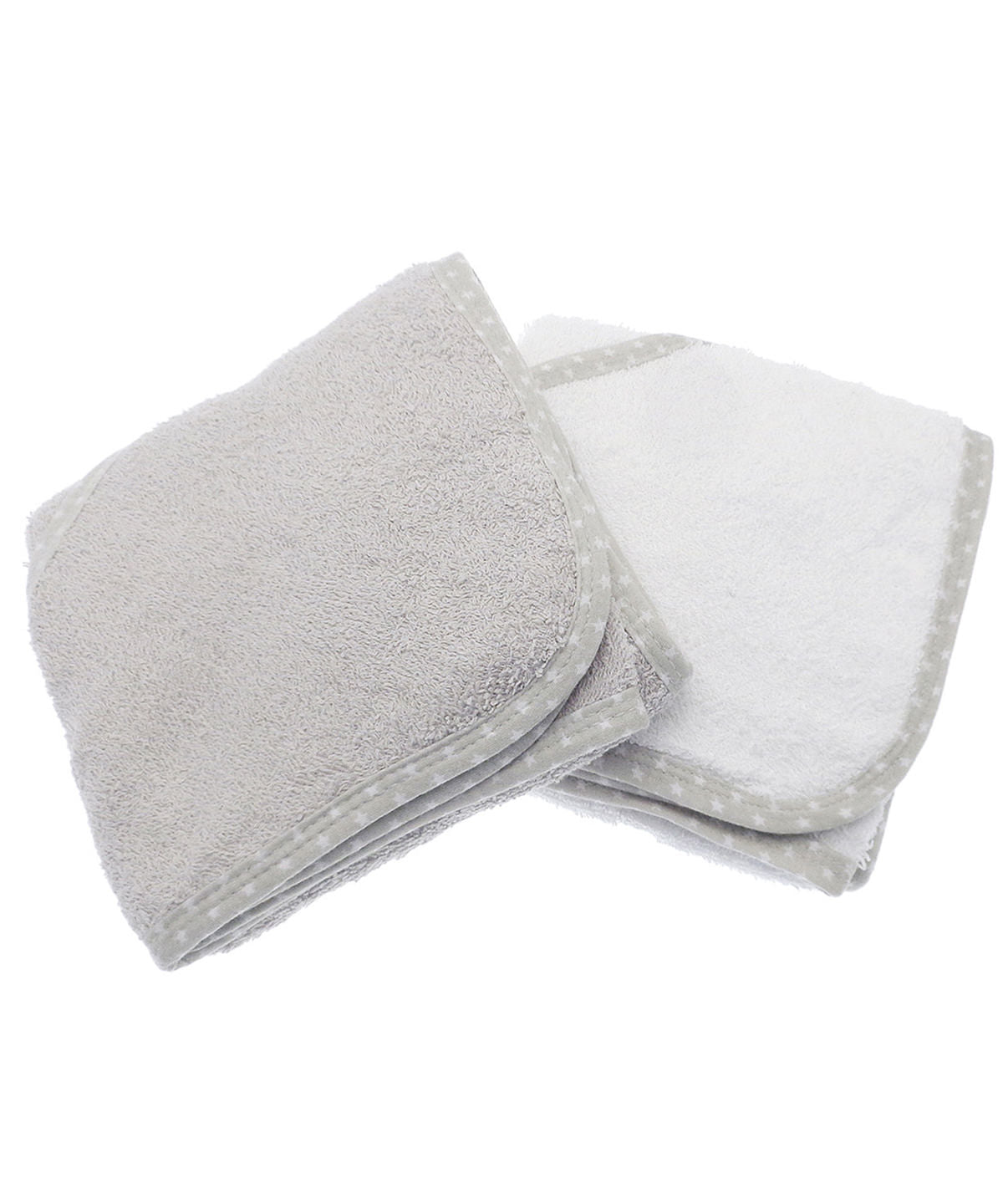 Personalised Baby Hooded Towels twin Pack