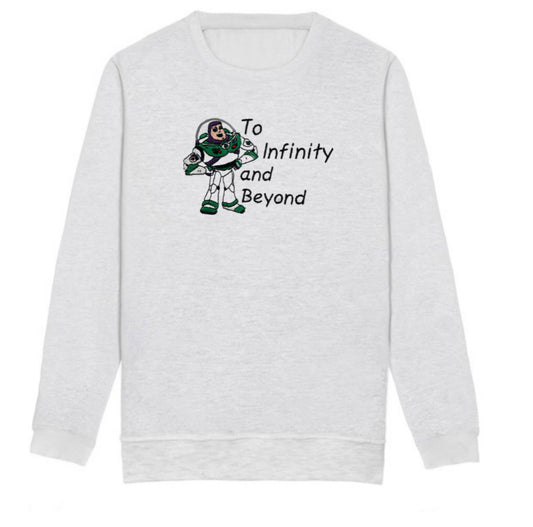 Buzz Lightyear Grey Sweatshirt For Adults & Children