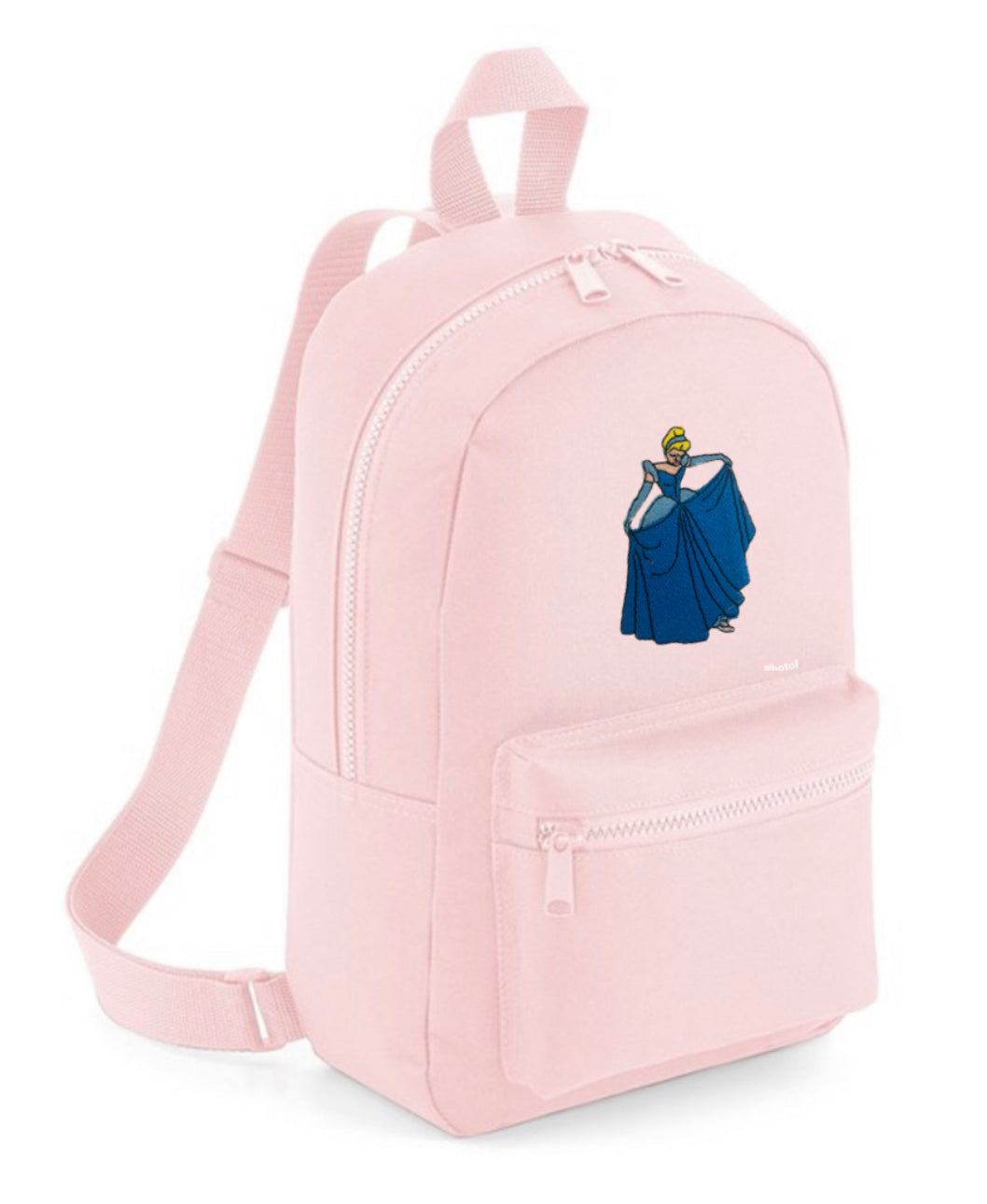 Cinderella Backpack available in Pink or Grey