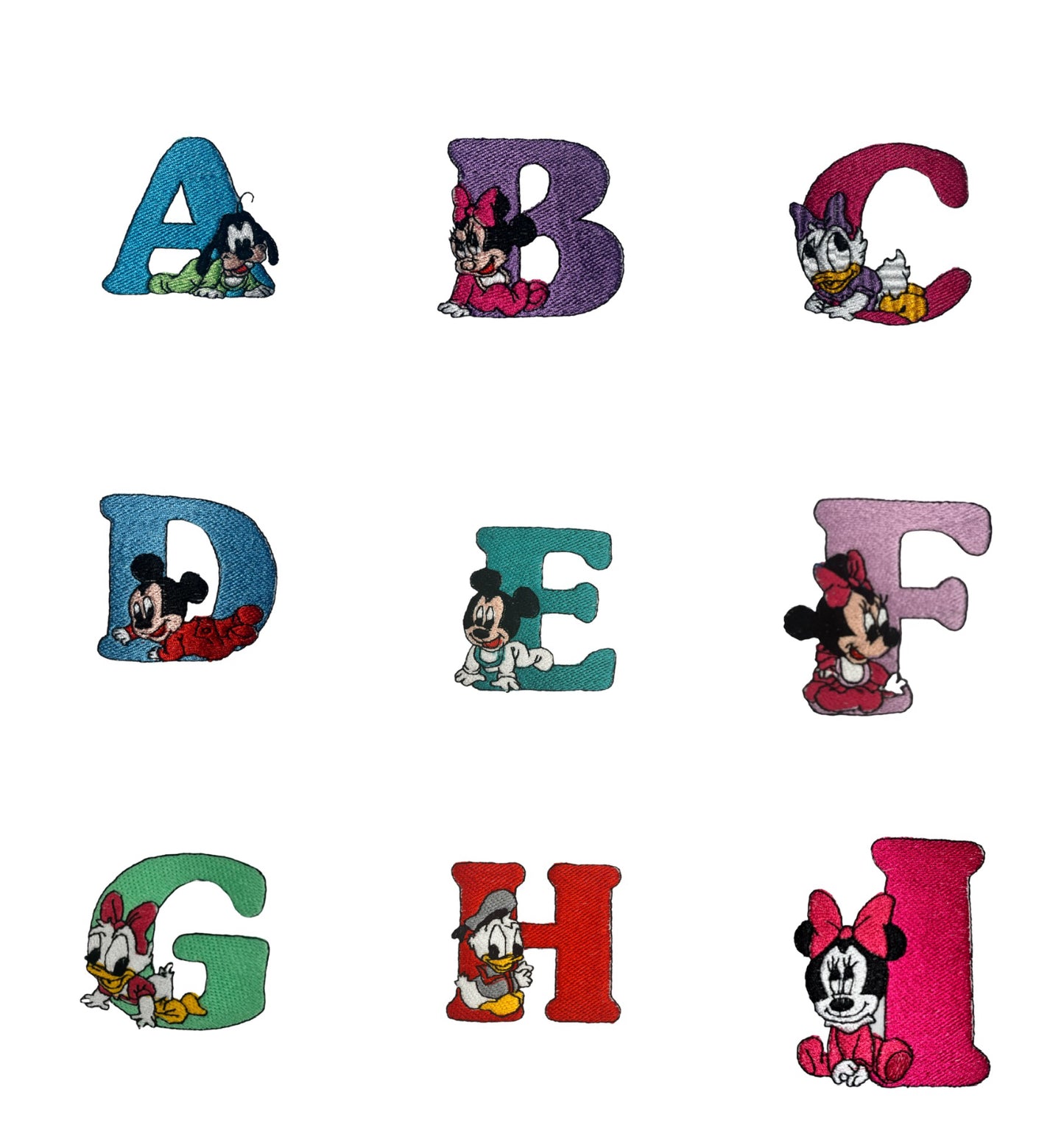Disney Initials Pink Backpack