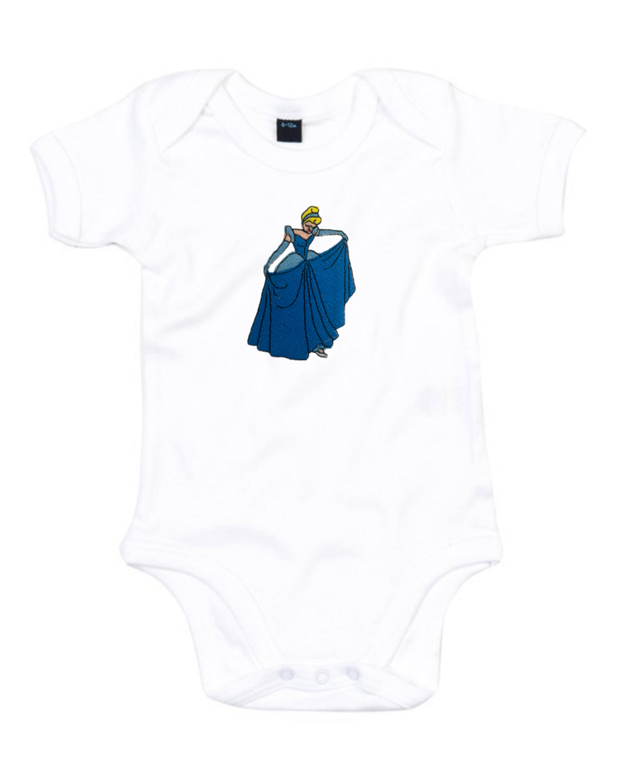 Cinderella White Baby Vest