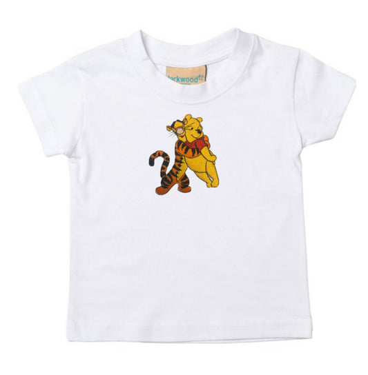 Winnie The Pooh & Tigger Baby White Teeshirt