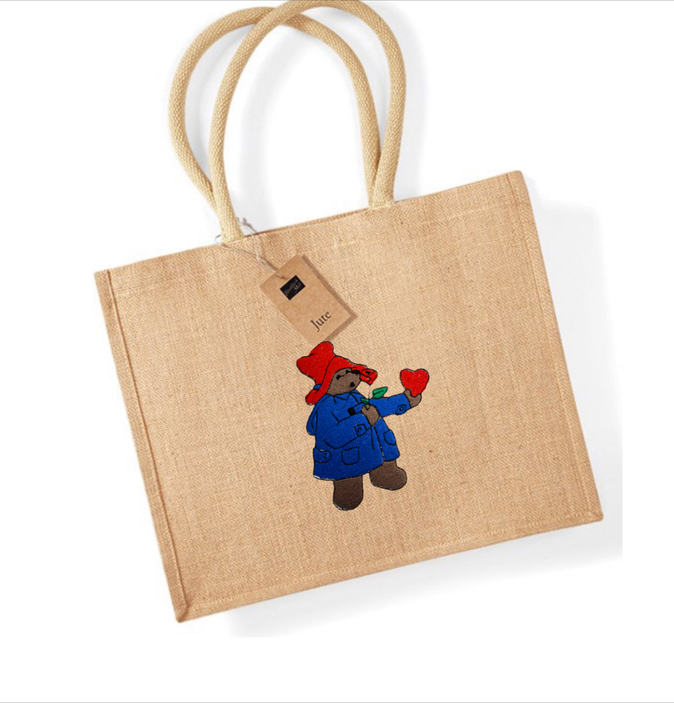 Paddington Bear Classic Shopper Jute Bag