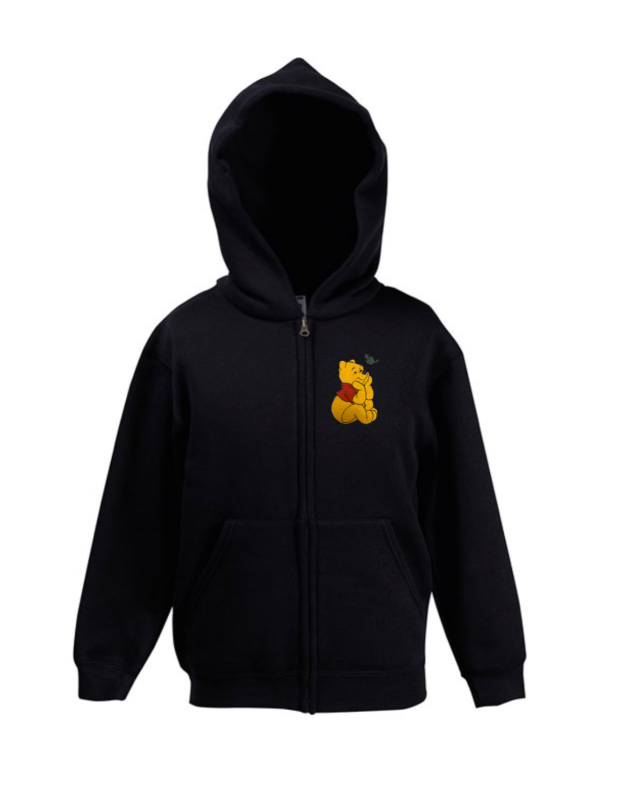 Winnie The Pooh Black Zoodie For Adults and Children