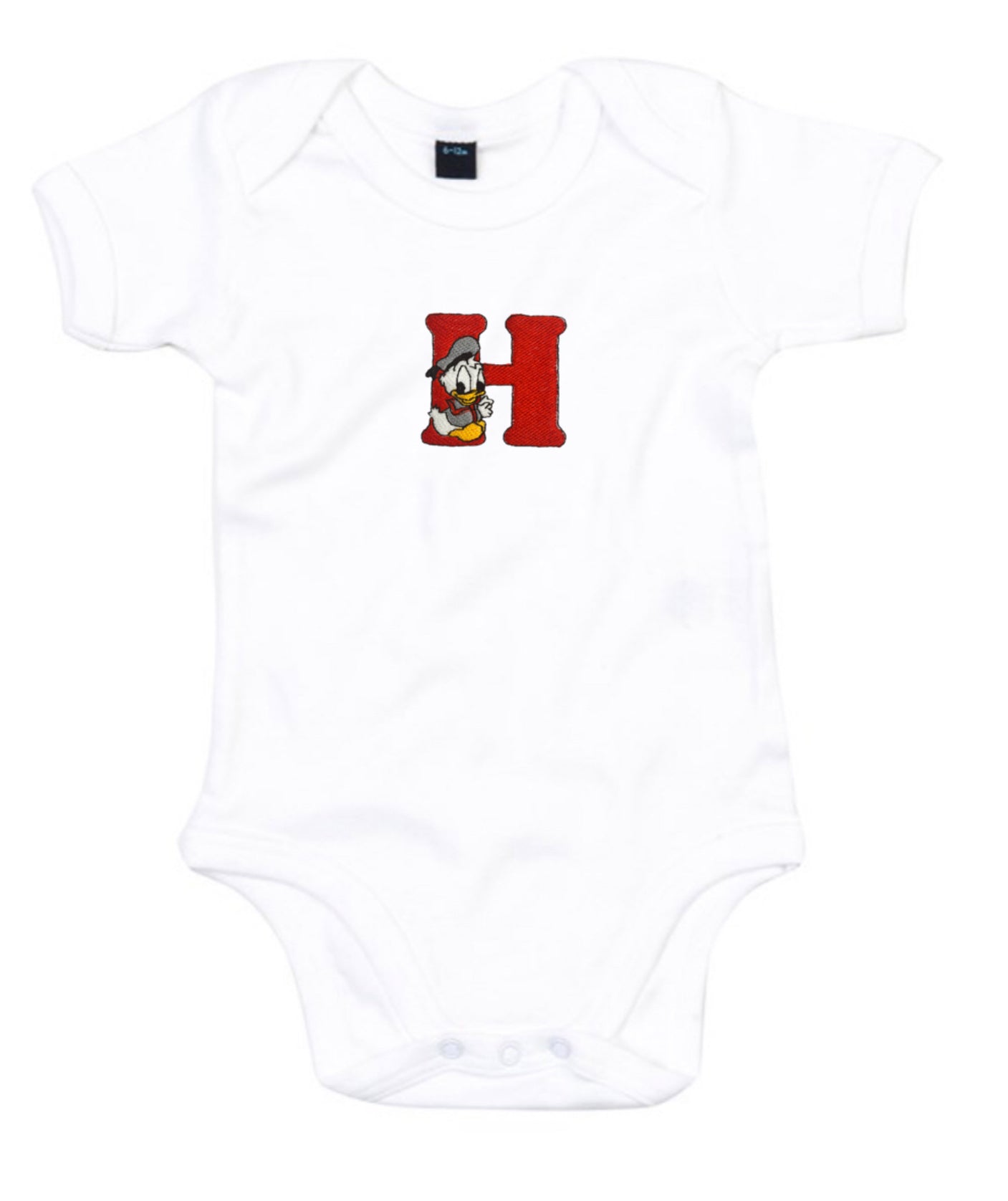 Disney Initials White Baby Vest