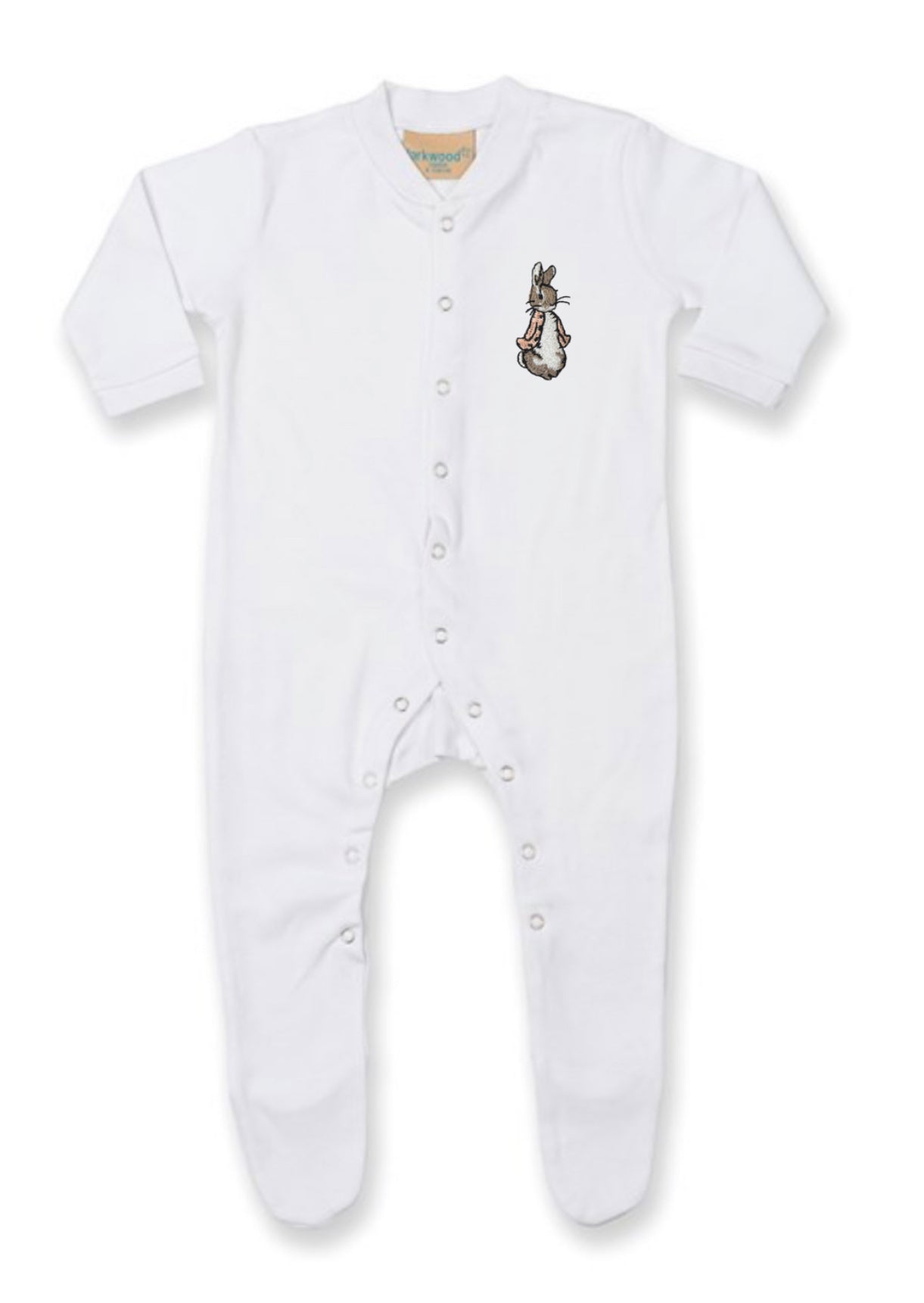 Flopsy White Sleepsuit