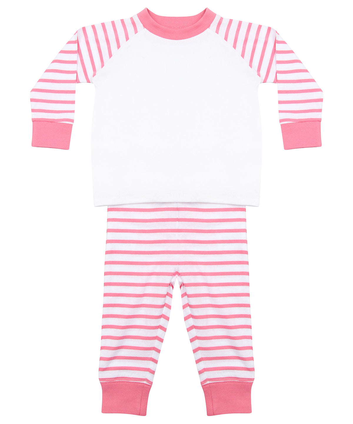 Baby Stripped Pyjamas personalised with Name
