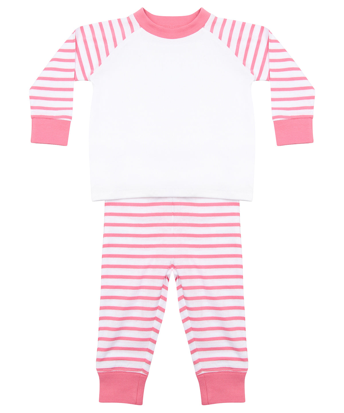 Baby Stripped Pyjamas personalised with Name