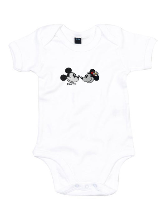 Baby Vest with Embroidered Mickey And Minnie