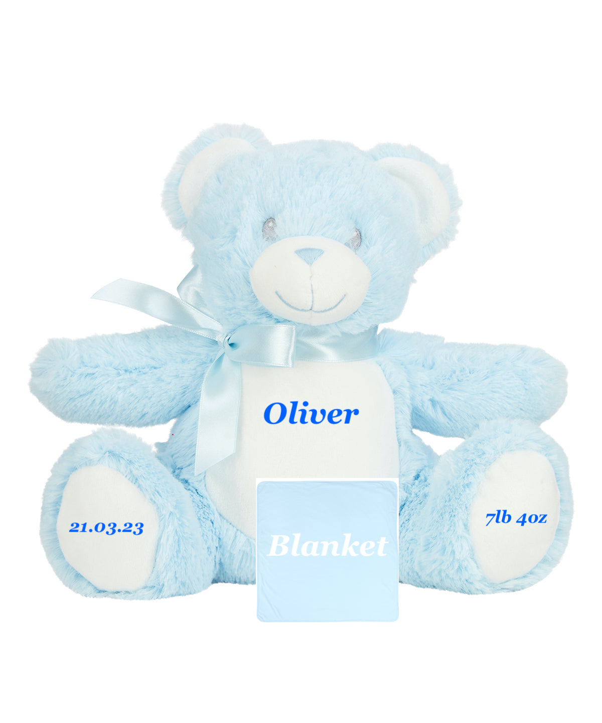 Personalised Teddy with Blanket