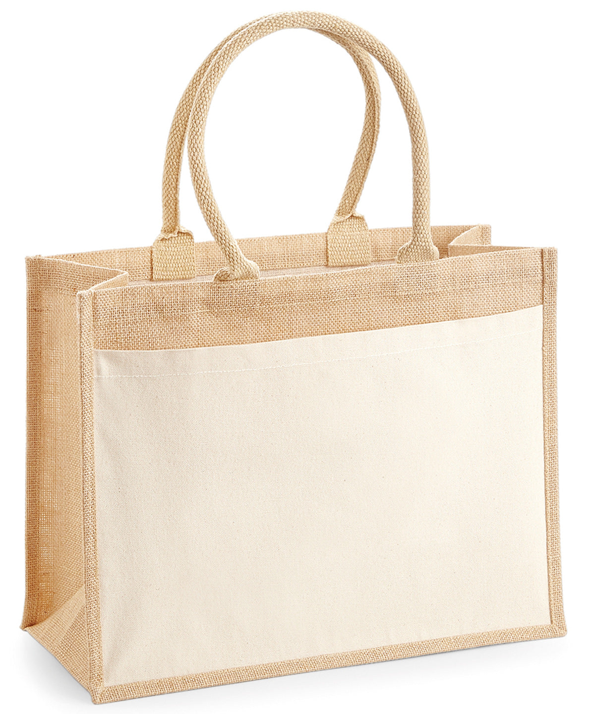 Always Be Kind Cotton Pocket Jute Shopper Bag